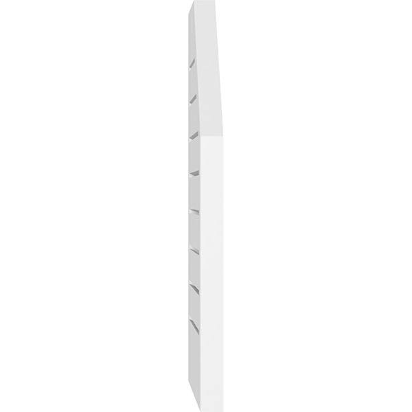Octagonal Surface Mount PVC Gable Vent with Brickmoul D71071