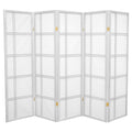 White 5 Panel Shoji Screen J812