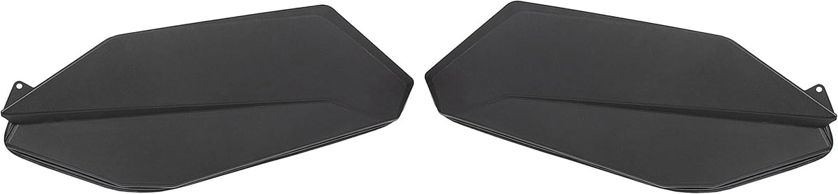 Lower Door Panel Insert with Metal Frame Black Pair L82757