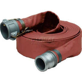 6x22 x 25 Medium Duty PVC Discharge Hose with Aluminum Cam and Groove Fittings M91803