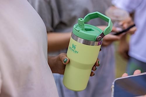 Cream Stainless Steel Vacuum Insulated Tumbler with Straw U4384