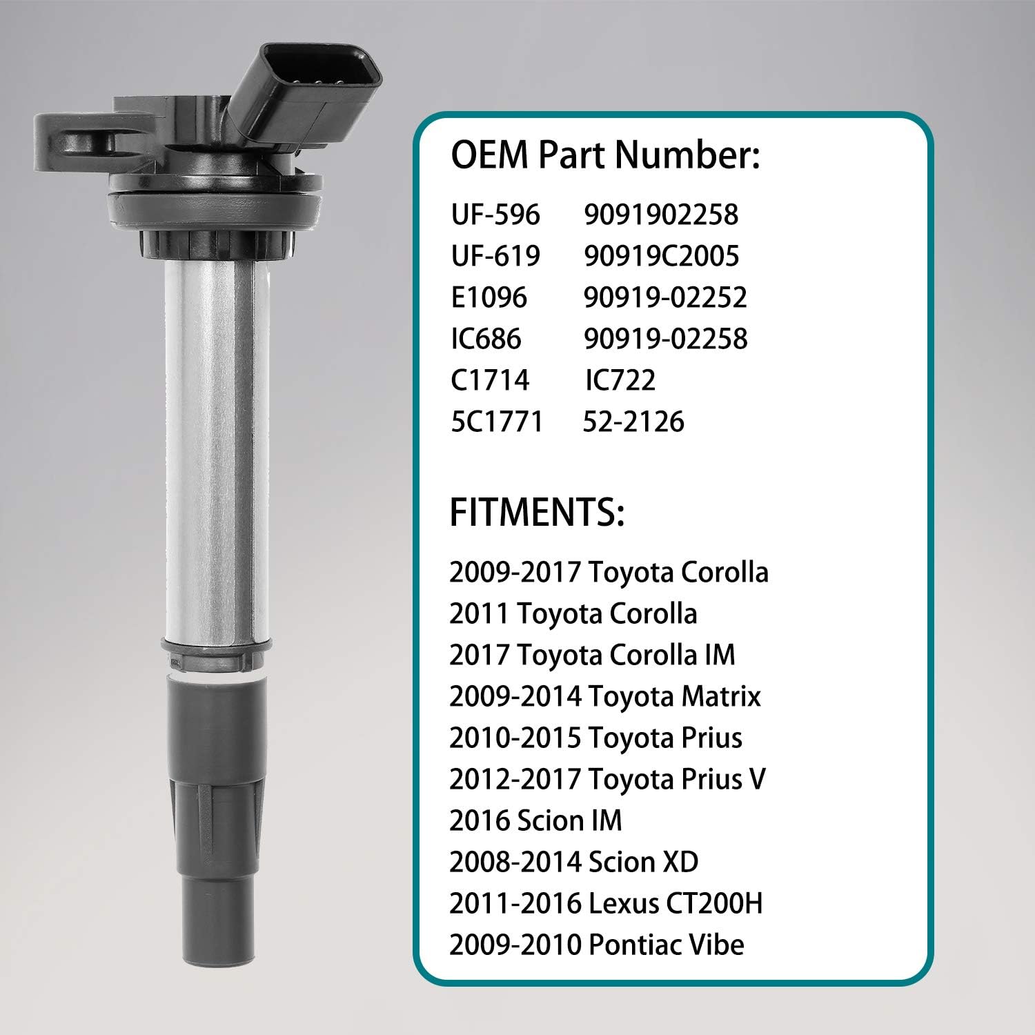 Ignition Coil Pack Set of 4 X309