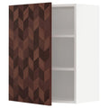 White Patterned Wall Cabinet 24x15x30 W28863