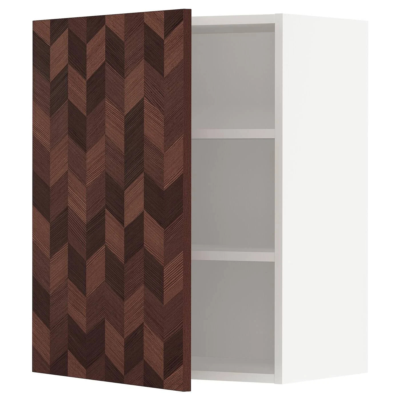 White Patterned Wall Cabinet 24x15x30 W28863