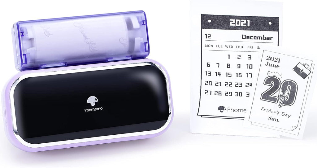 Purple Bluetooth Thermal Mini Printer for Smartphones M450537