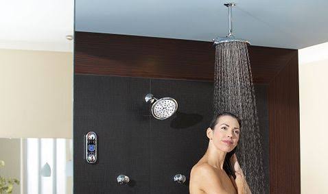 Chrome Vertical Spa Digital Control L778