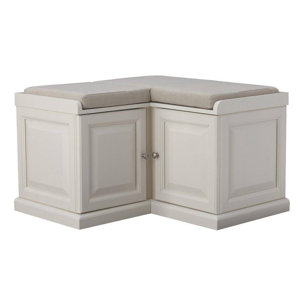 White Storage Bench R201