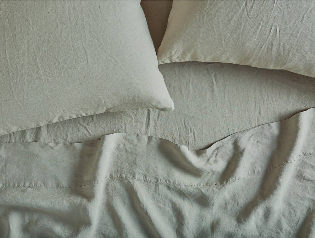 Organic Relaxed Linen Fitted Sheet King F680