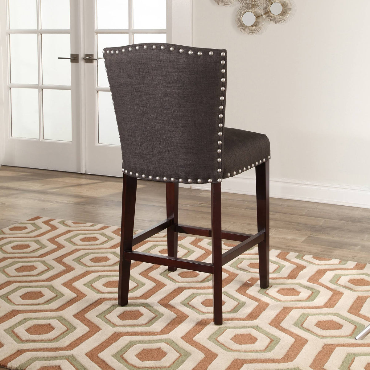 Charcoal Grey Counter Stool B771
