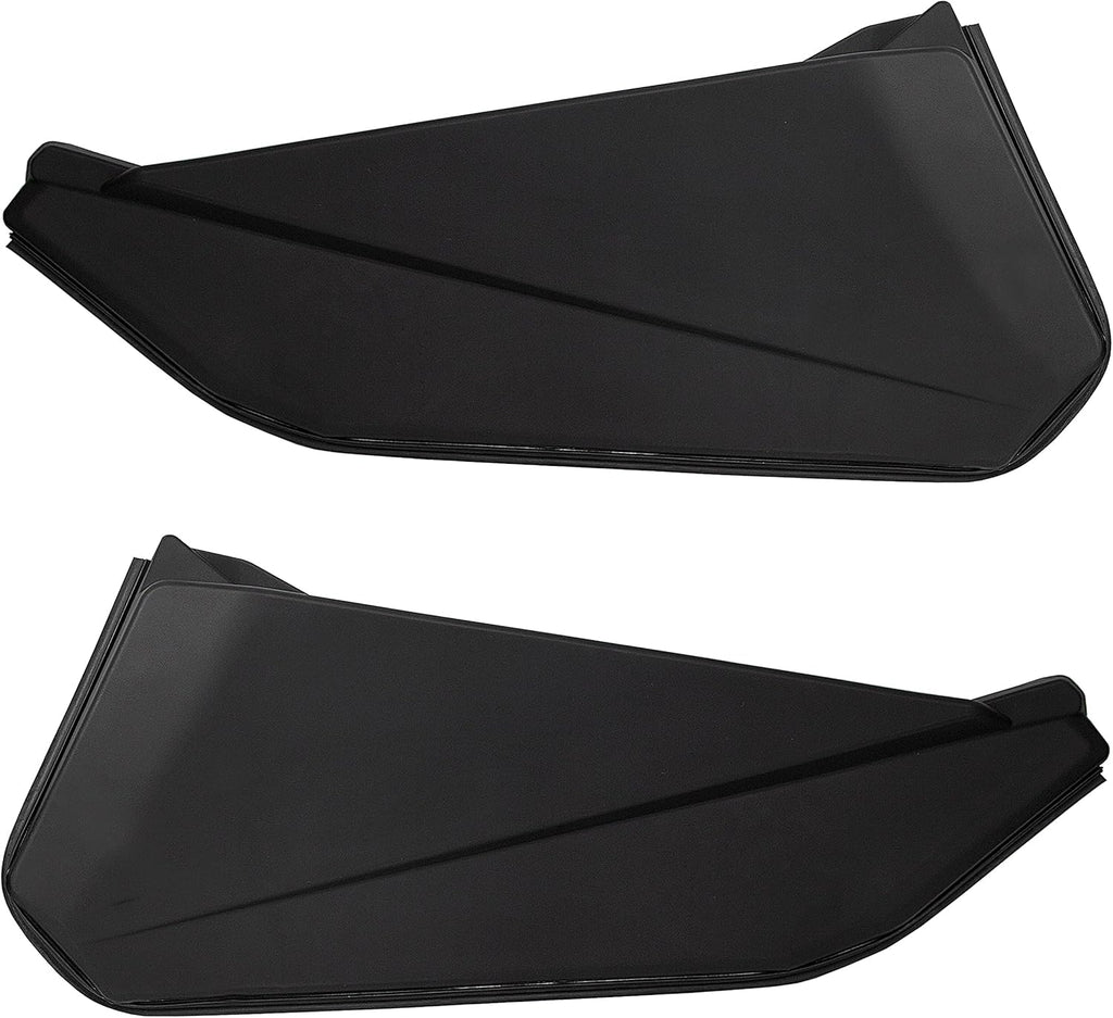 Lower Door Panel Insert with Metal Frame Black Pair L82757