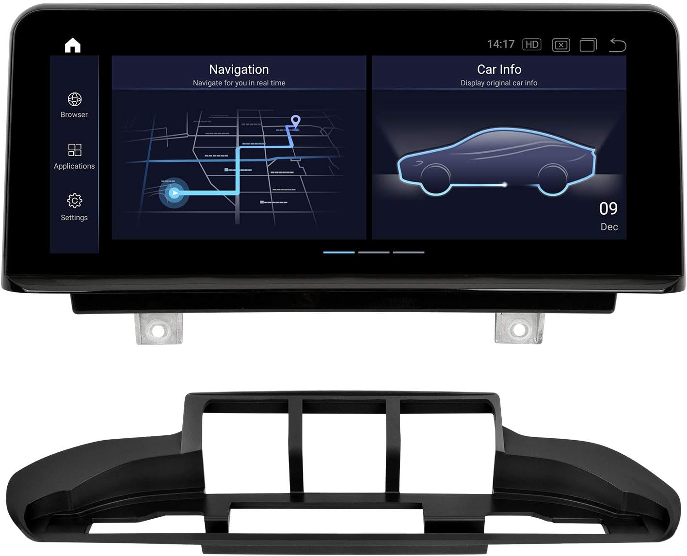 Blue Anti-Glare Vertical Screen 10.25” HD Screen for BMW X5 X6 CIC (2010-2012) T6926