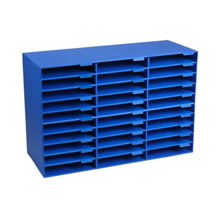 Blue 30 Slot File Organizer Z47204