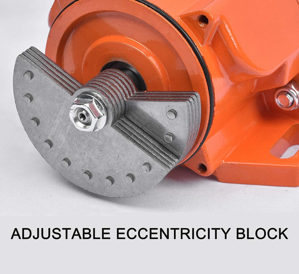 Vibrating Motor 40W Mini Industrial Concrete Vibrator Single Phase Aluminum Alloy AC 110V 3600rpm Pack of 2 H4170