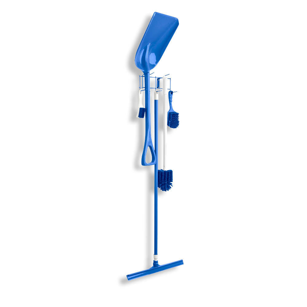Blue 10x22 Utility Rack with 6 Hooks T635280