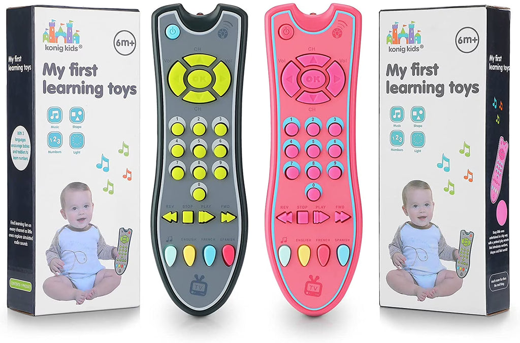 Gray TV Remote Control Toy with Light and Sound K806047