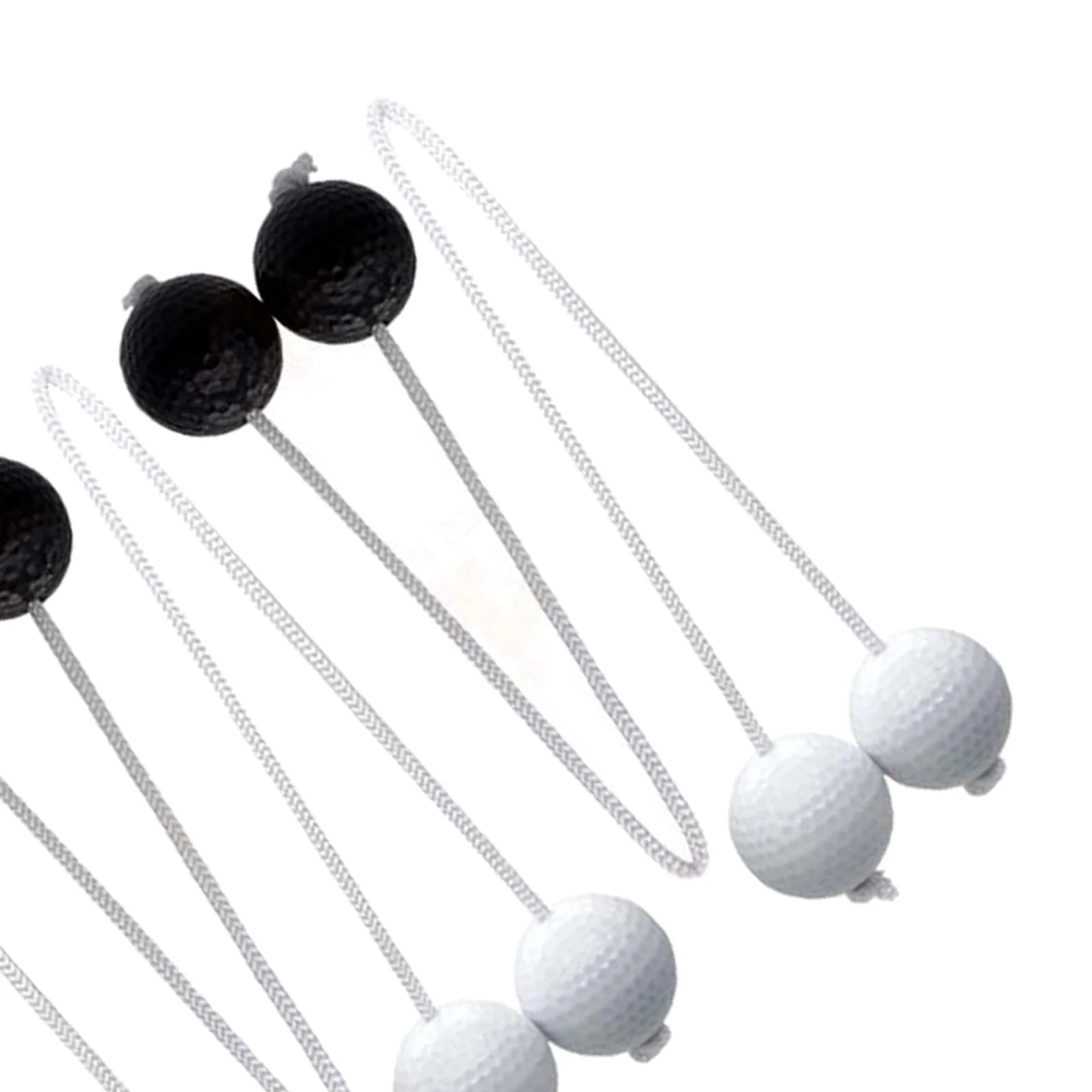 Ladder Toss Game with Golf Balls, Black and White K74626