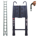 Telescoping Ladder 16.4ft Aluminum 13 Steps 330lbs Max Capacity D950191