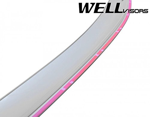 Black Side Rain Guard Window Visors Deflectors for Subaru Forester N230792