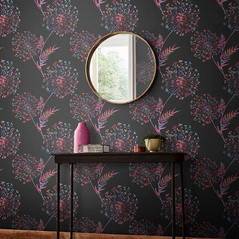 Lilac and Gray Wallpaper P736