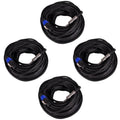 100-Feet 12-Gauge Speaker Cables, 4 Pack Y353