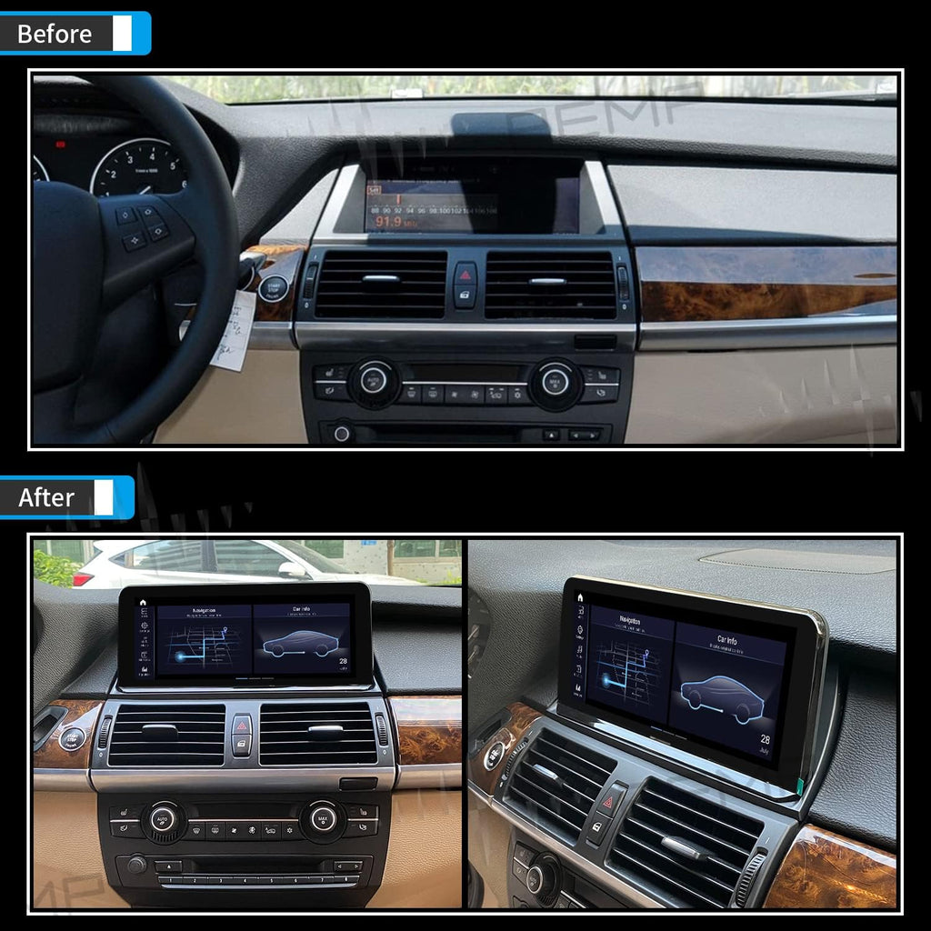 Blue Anti-Glare Vertical Screen 10.25” HD Screen for BMW X5 X6 CIC (2010-2012) T6926