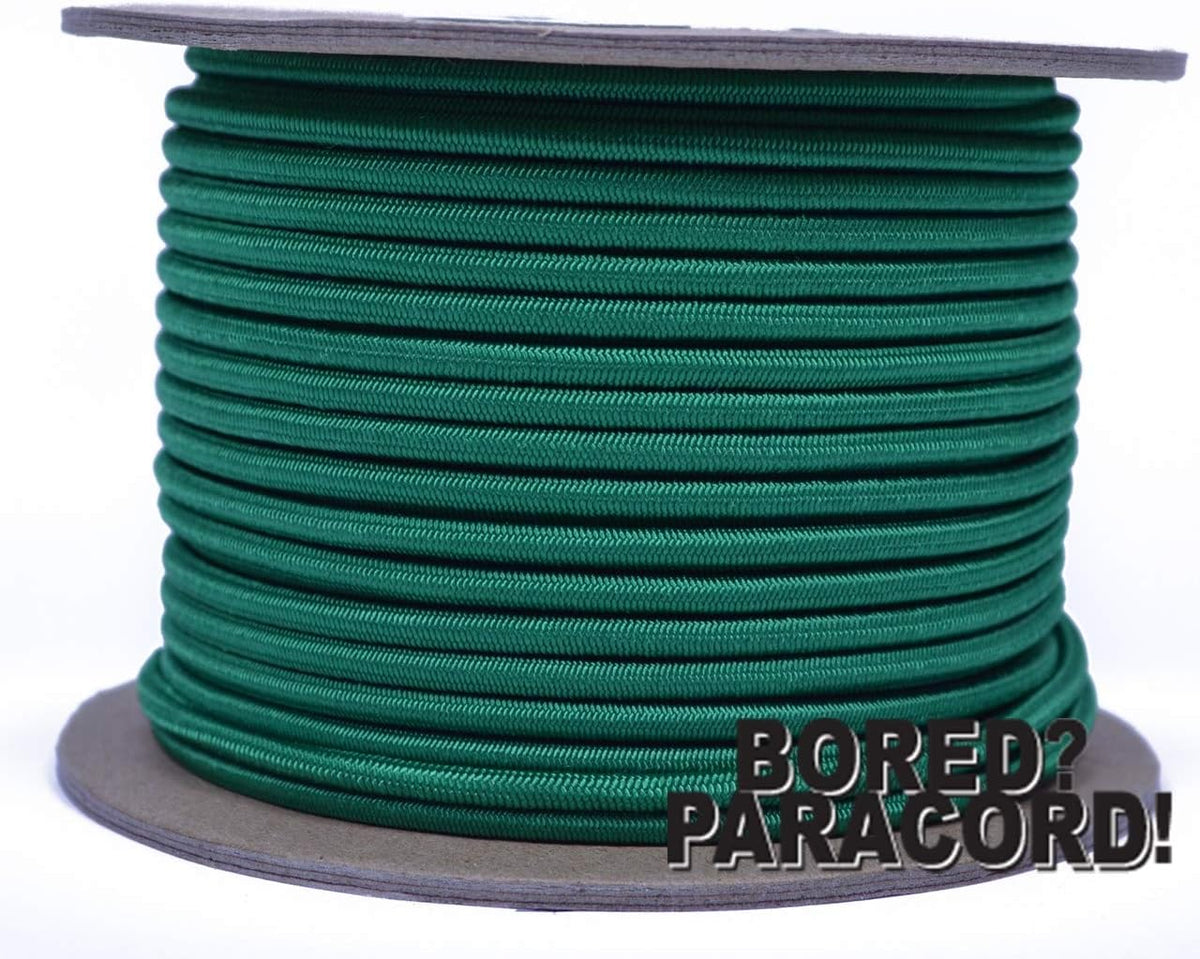 Kelly Green 1/8 Inch Shock Cord 100 Foot Spool F749
