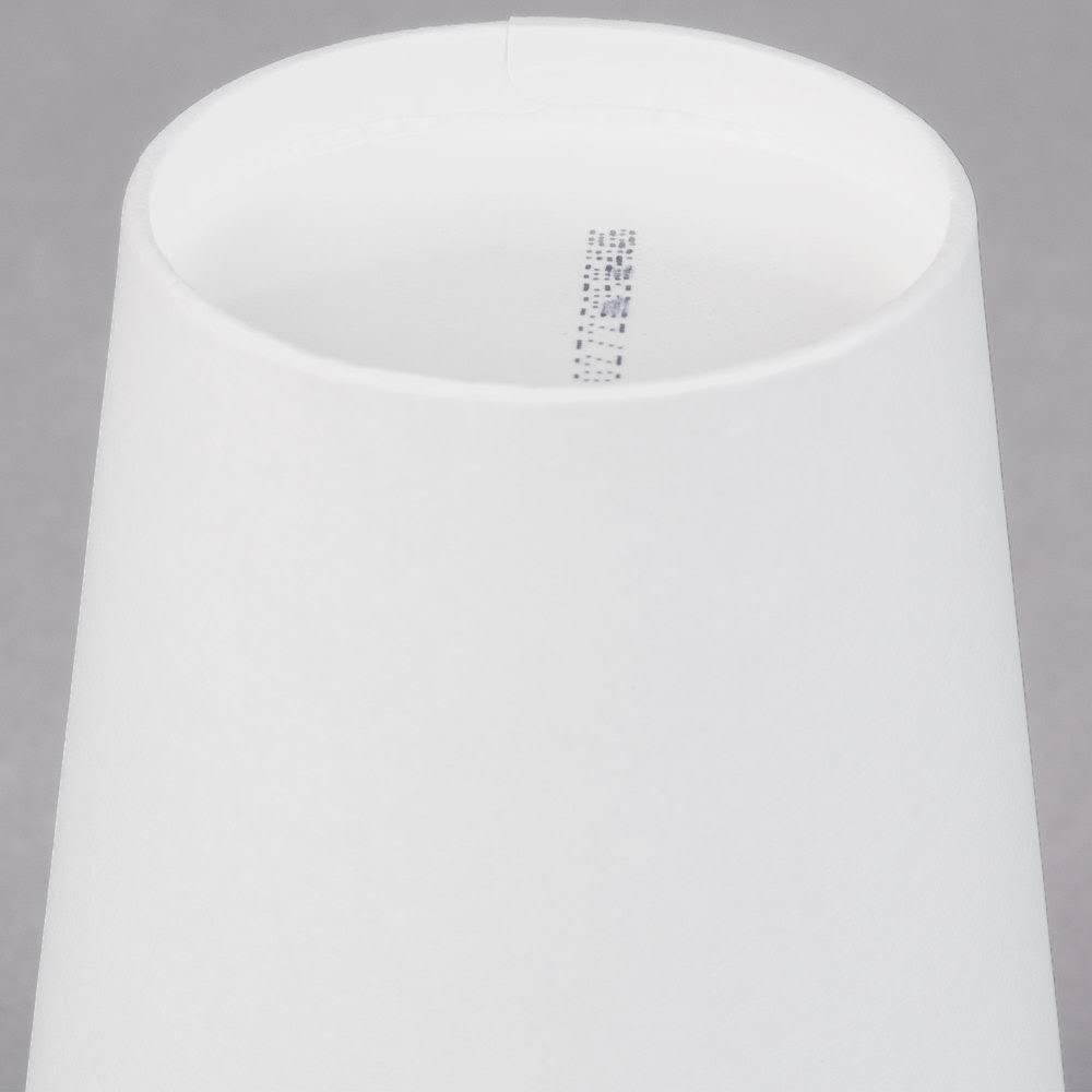 12 oz White Poly Paper Hot Cup Q589