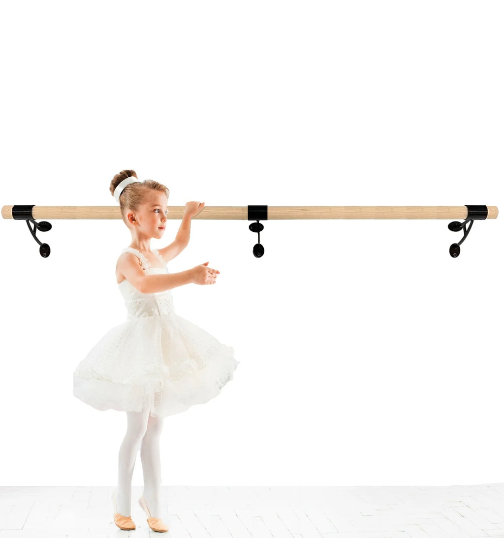 Black Wall Mounted Ballet Barre Y705