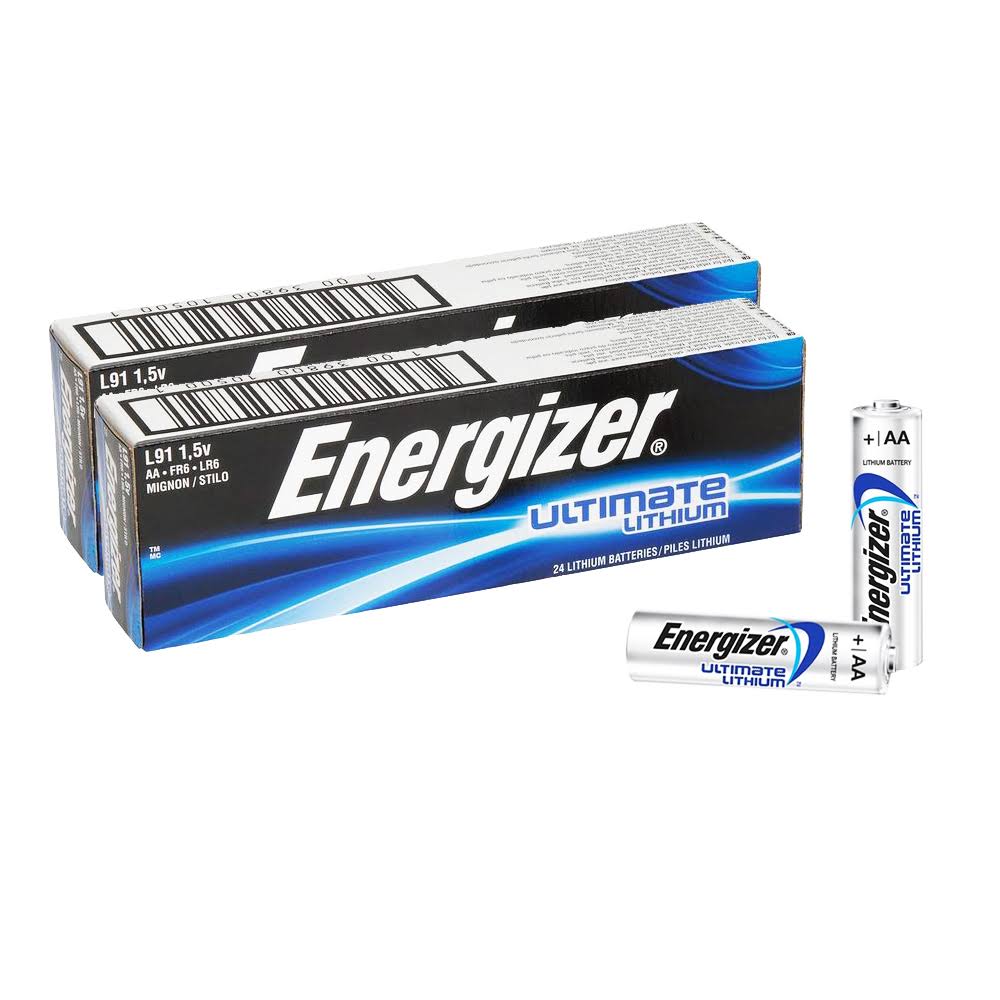 48 Energizer AA Ultimate Lithium Batteries B465