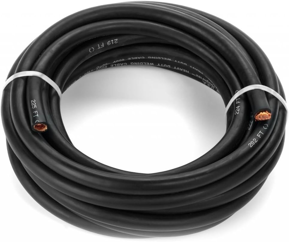 Black 20 Feet Welding Cable Z70453