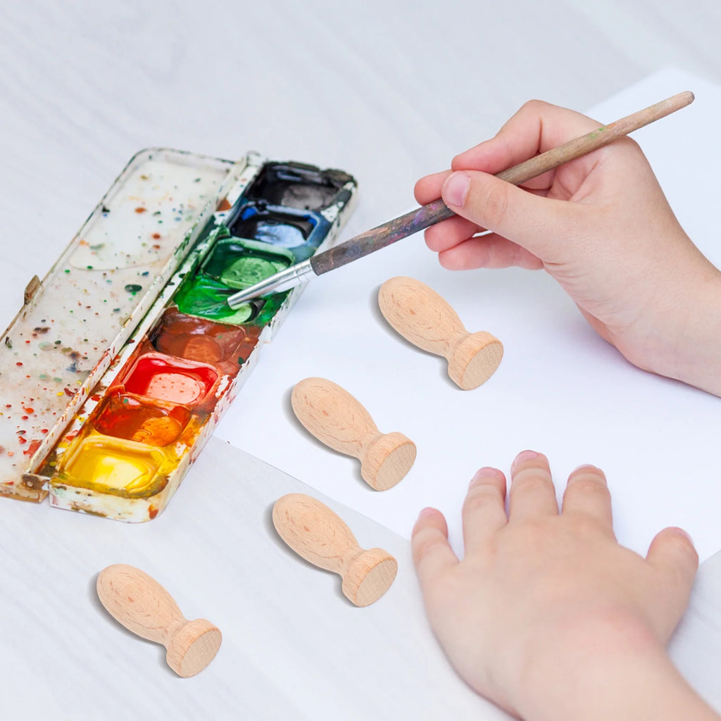 20 pcs Unfinished Wooden Peg Dolls F13300