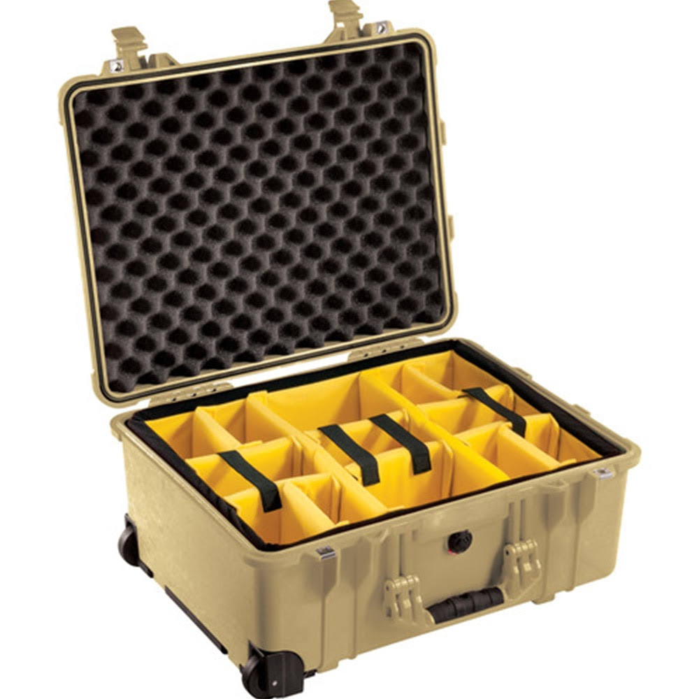 Pelican 1560 Case with Padded Dividers O34775