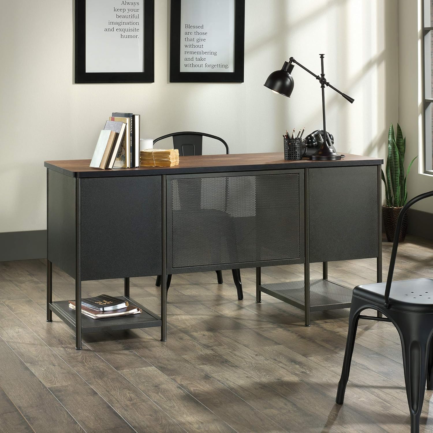 Black Executive Desk K5250