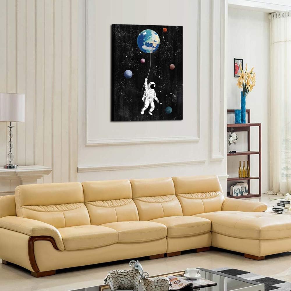 Funny Spaceman Wall Art Canvas Prints 24x32inch R93211