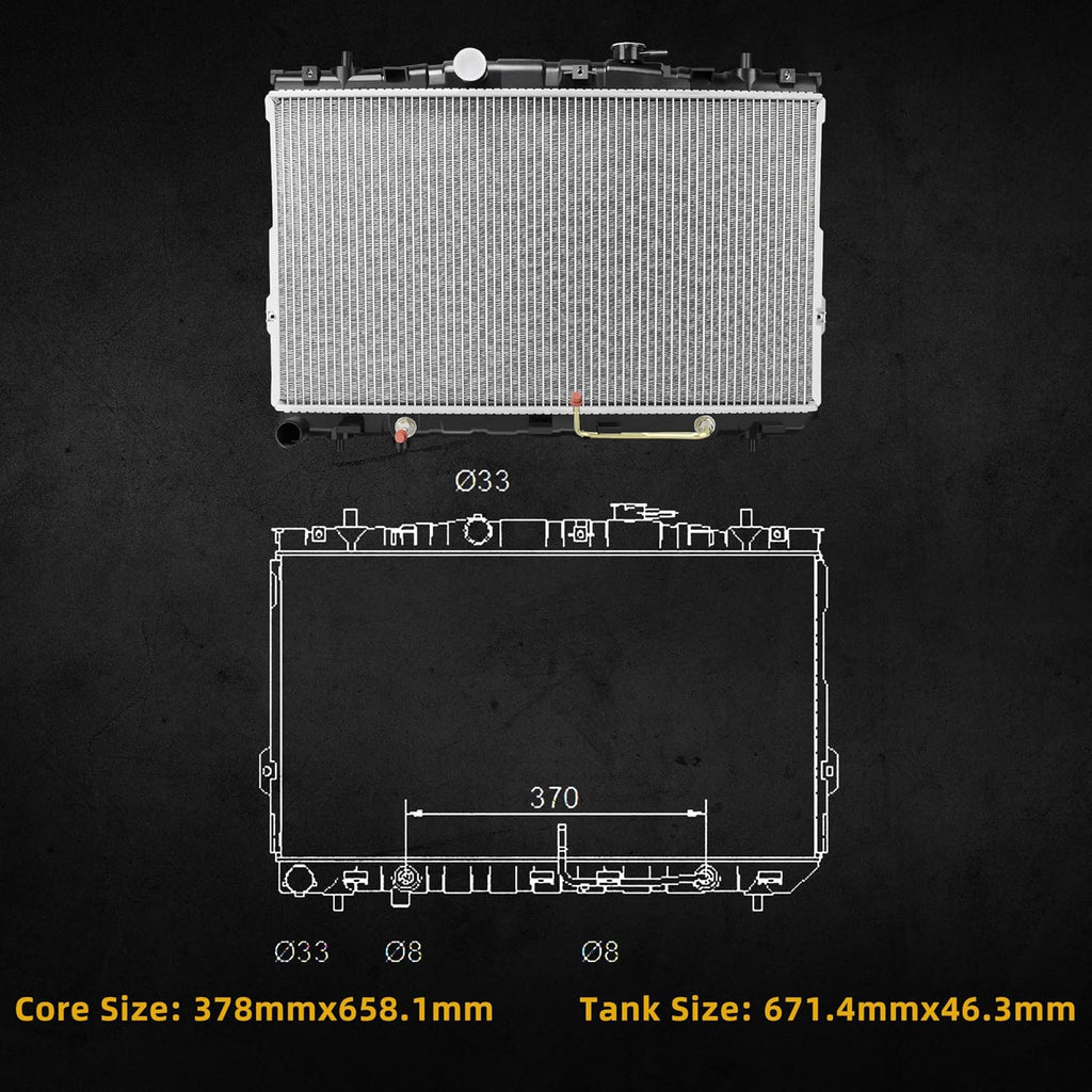 Complete Radiator Pack of 2 O9771