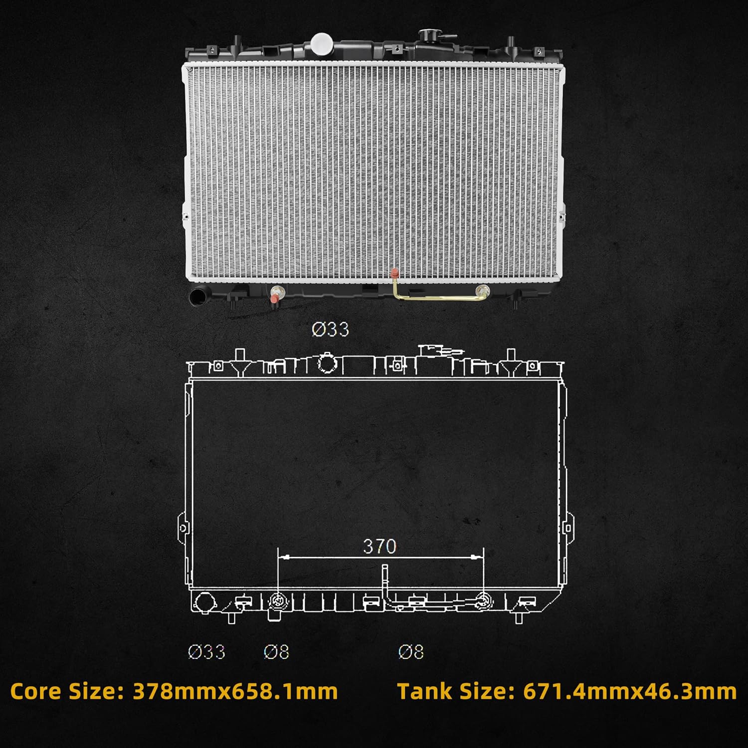 Complete Radiator Pack of 2 O9771