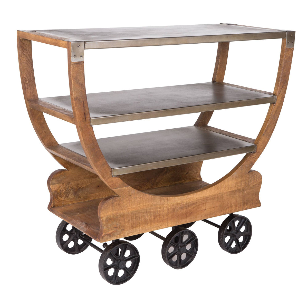 Mango Wood Cart Q120791