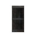Charcoal Black 42 x 84 Solid Wood Interior Sliding Barn Door A715