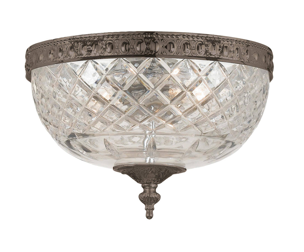Polished Chrome 2 Light Ceiling Mount B34830