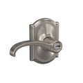 Satin Nickel Keyed Entry Lever Y8663