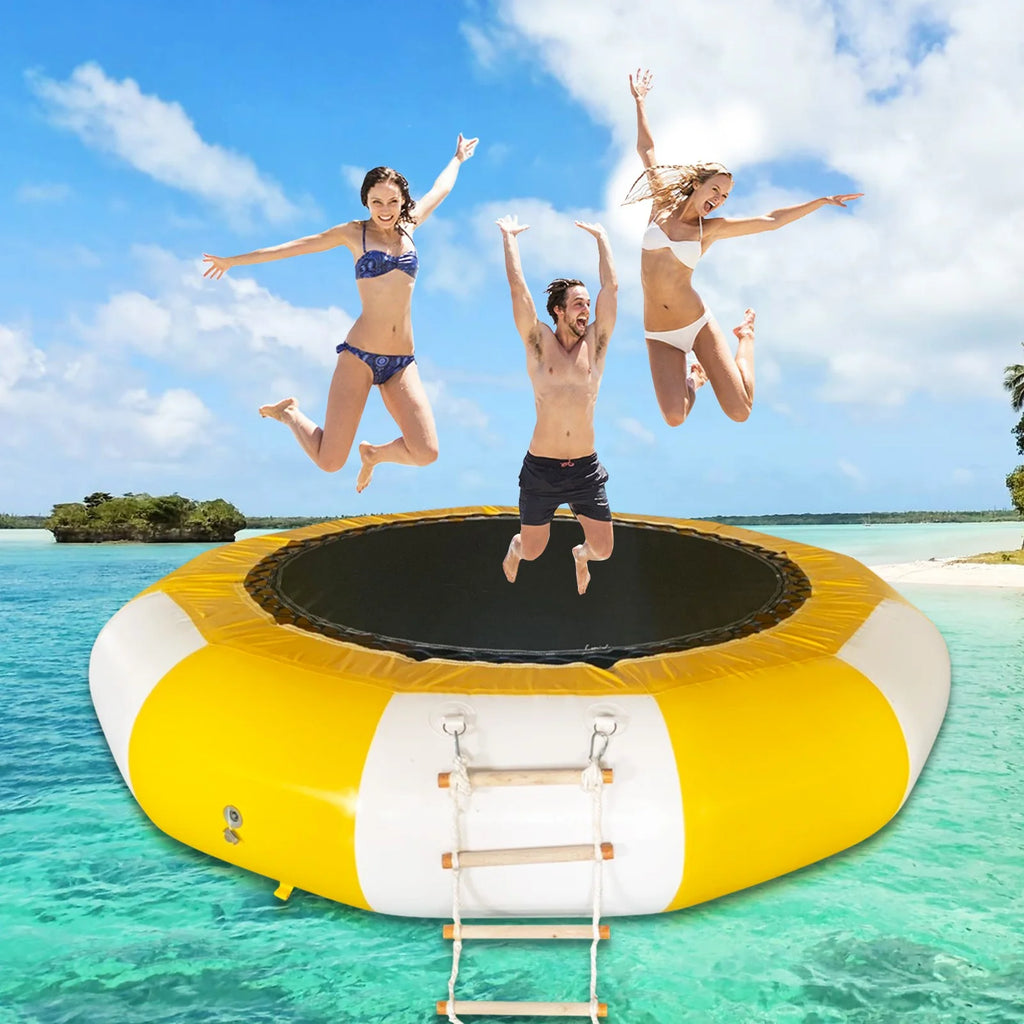 10Ft Inflatable Water Trampoline Swim Platform T2013