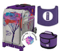 Purple Frame Sport Bag with Lunchbox and Seat Cover U4031