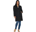 Black Long Merino Wool Cardigan N816795