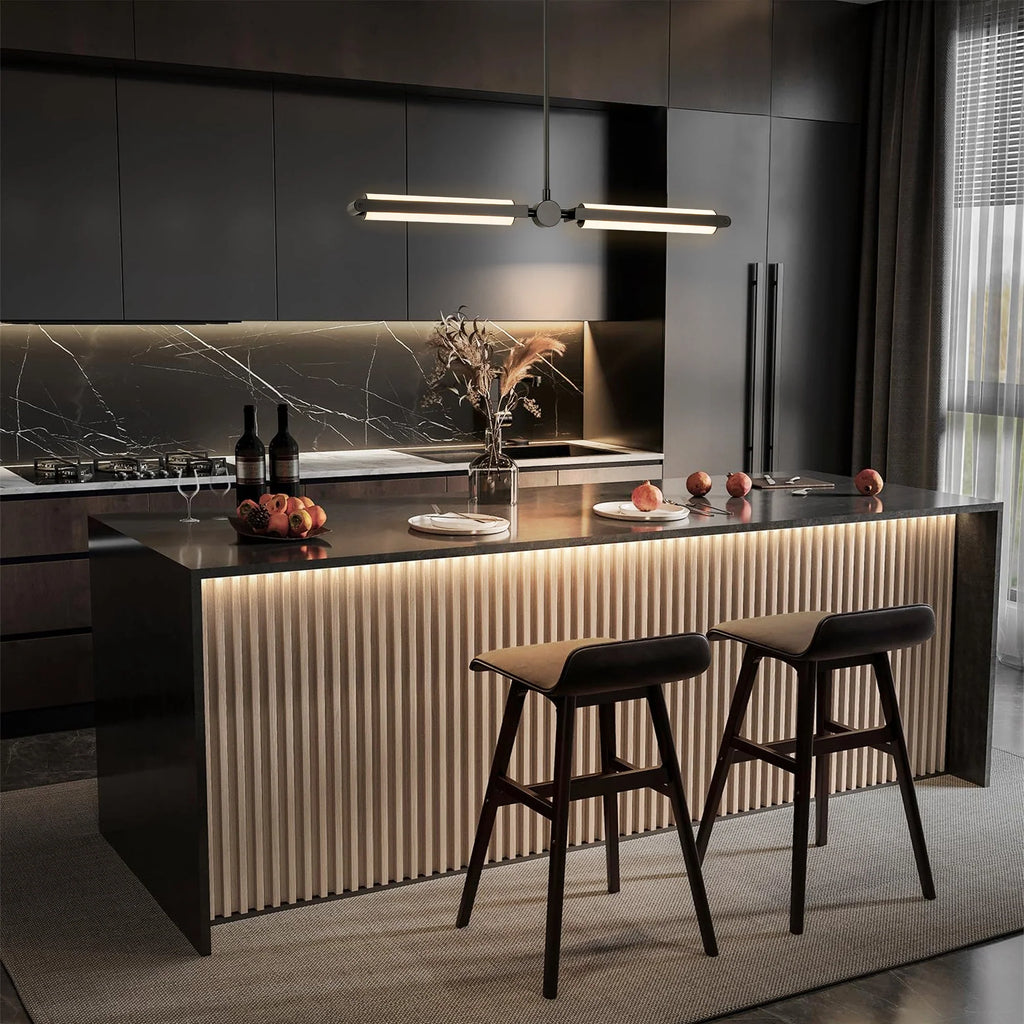 2-Light Integrated LED Contemporary Pendant J1777
