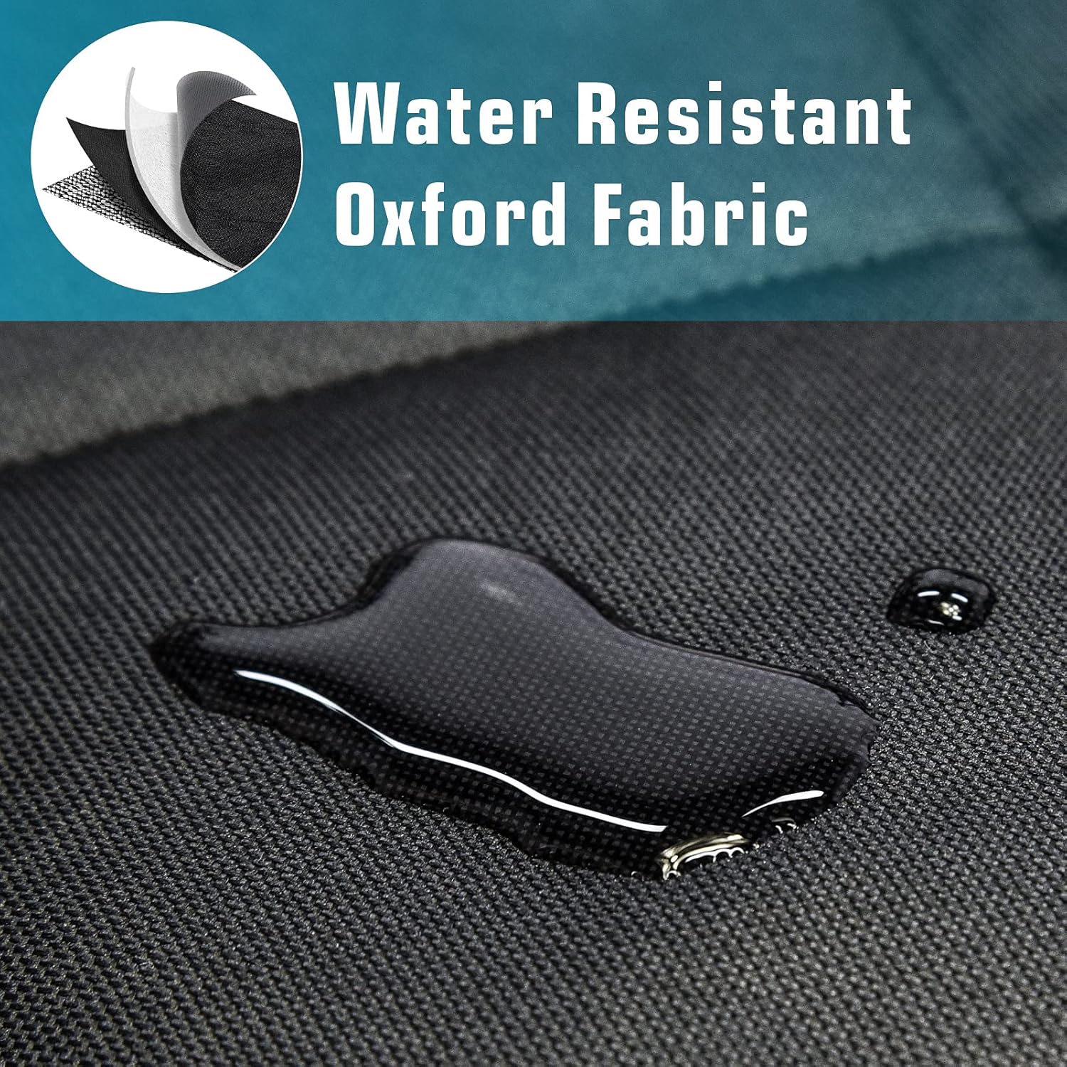 Nonslip Water Resistant Dog Car Seat Cover with Side Flap Protector Bumper Flap, Pack of 2 X420