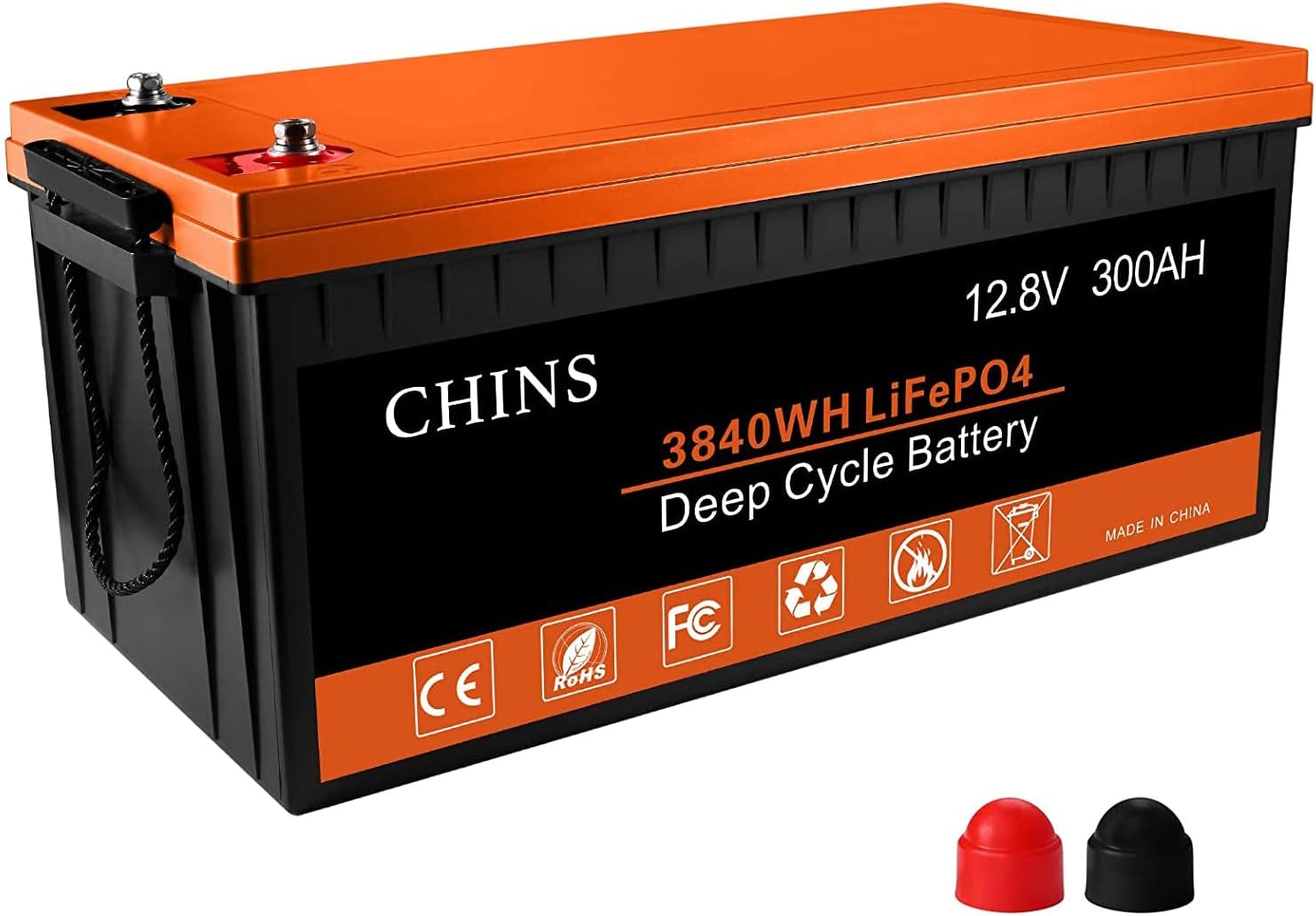 12V 200AH LiFePO4 Lithium Battery with 200A BMS L8453