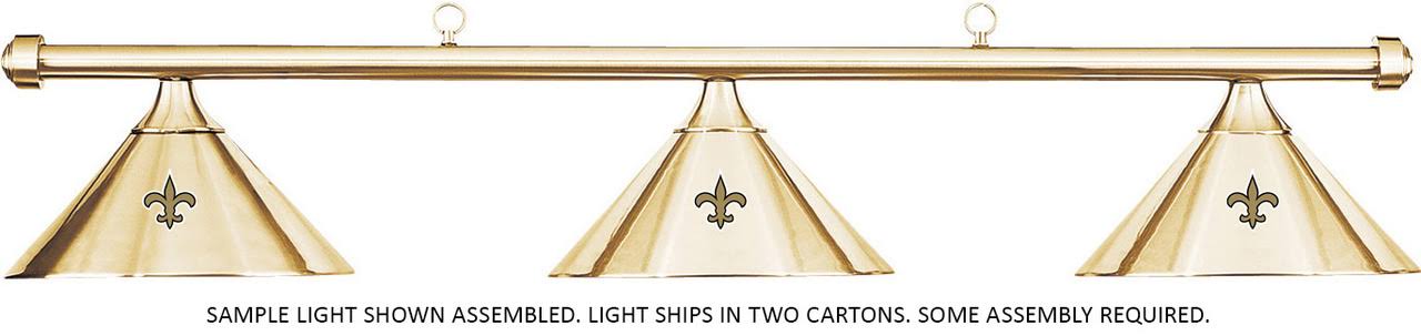 Brass Metal Shade Billiard Pool Table Light V7907