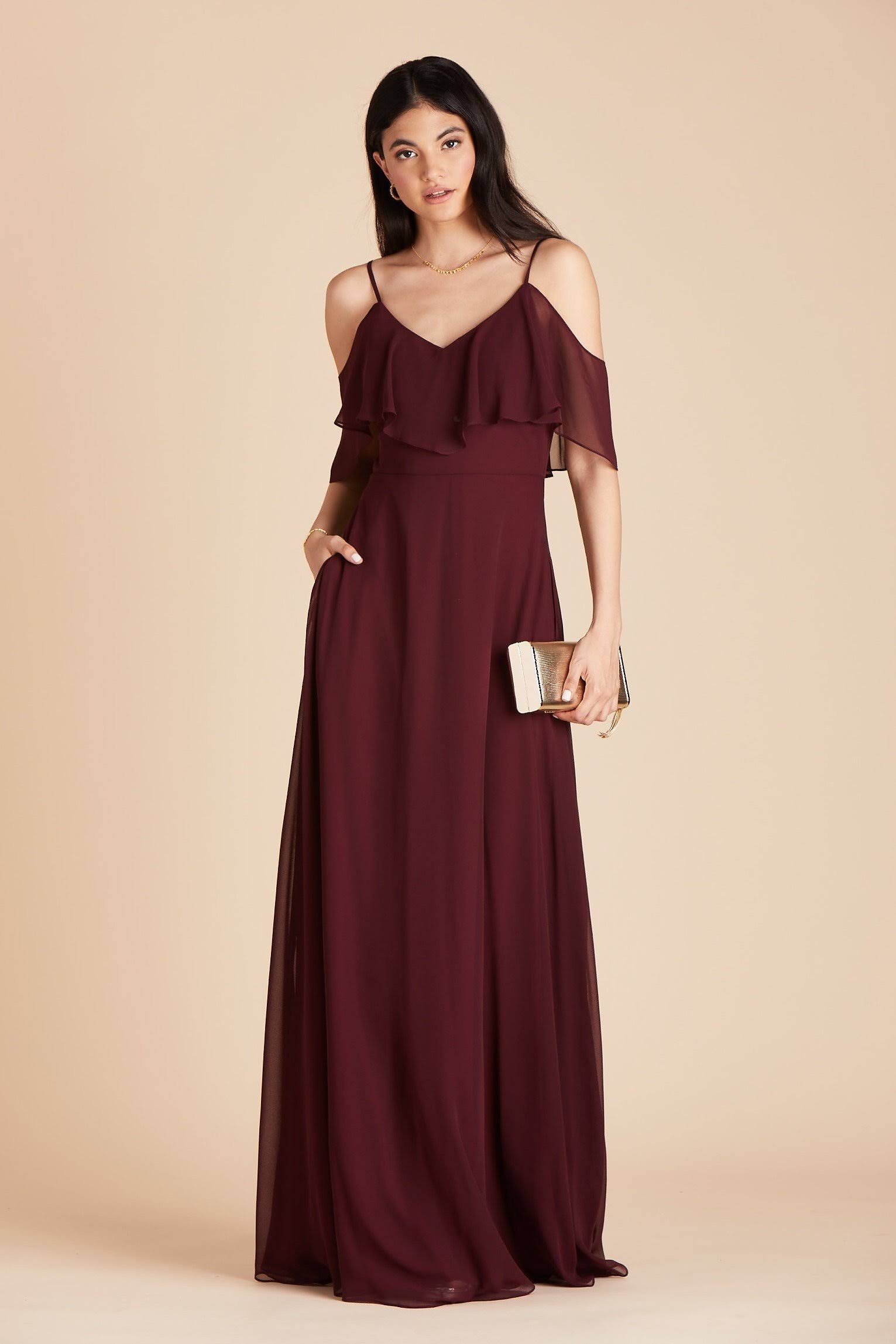 Cabernet Convertible Chiffon Bridesmaid Dress P323122