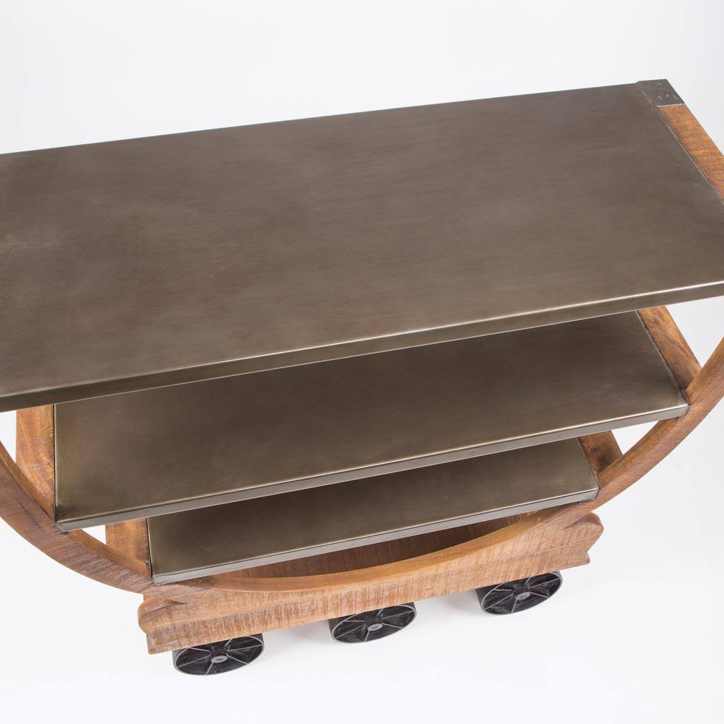 Mango Wood Cart Q120791