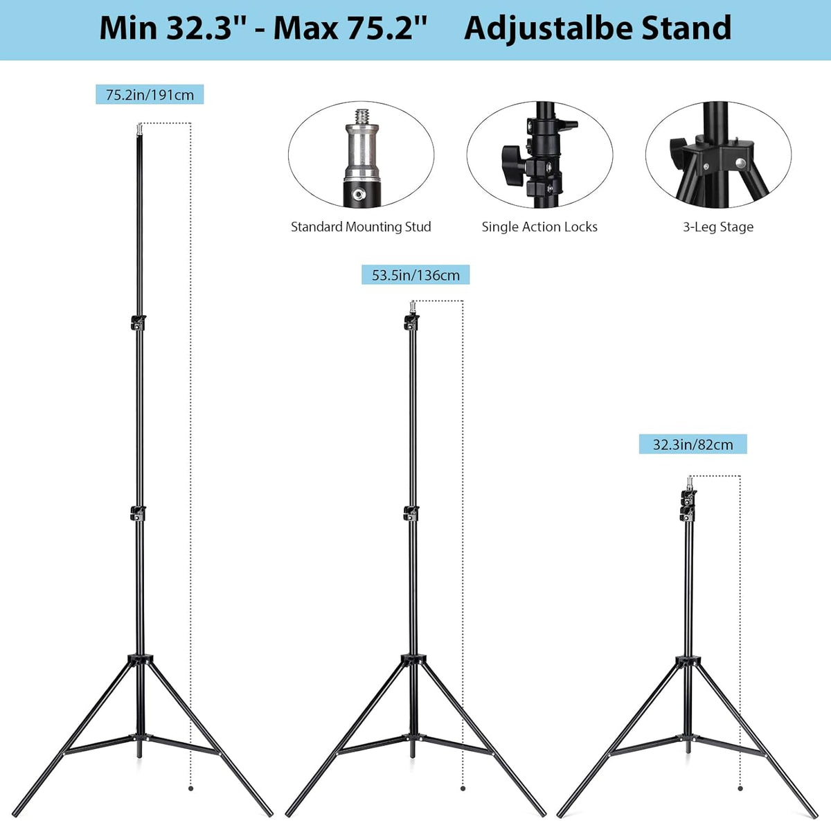26inches Hexagon Softbox Lighting Kit with 2pcs 85W Bulbs C94188